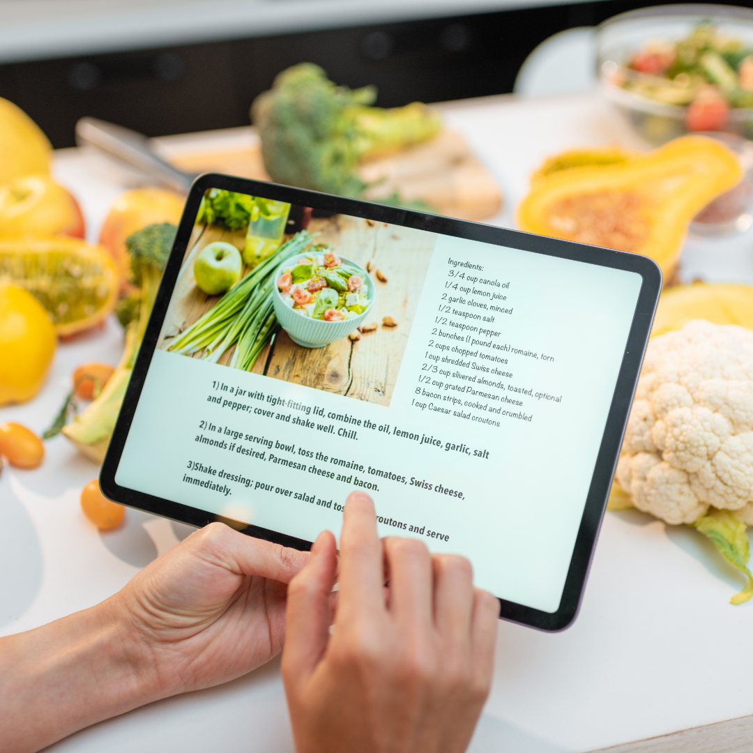 ipad recette de cuisine