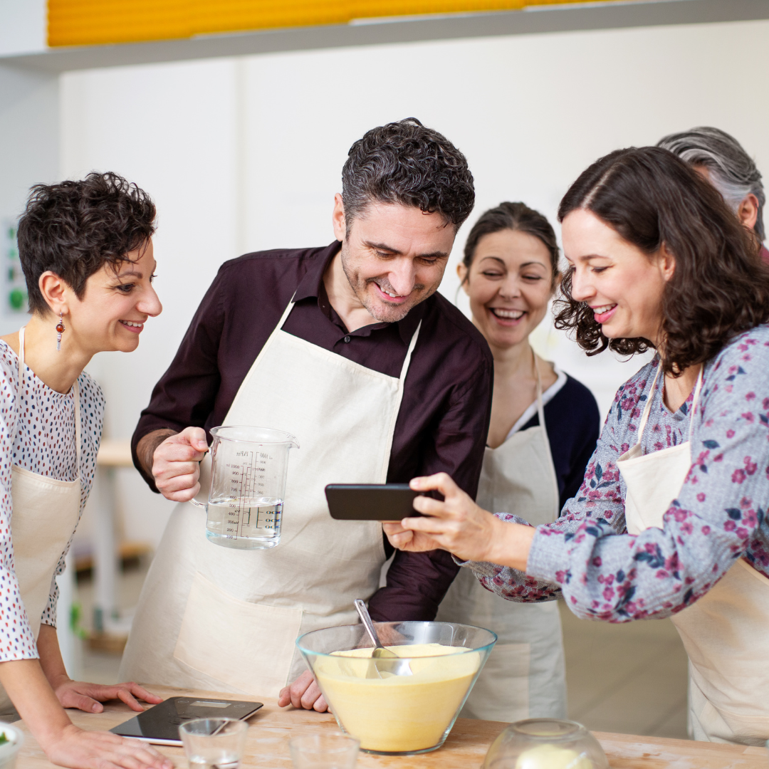 groupe atelier de cuisine